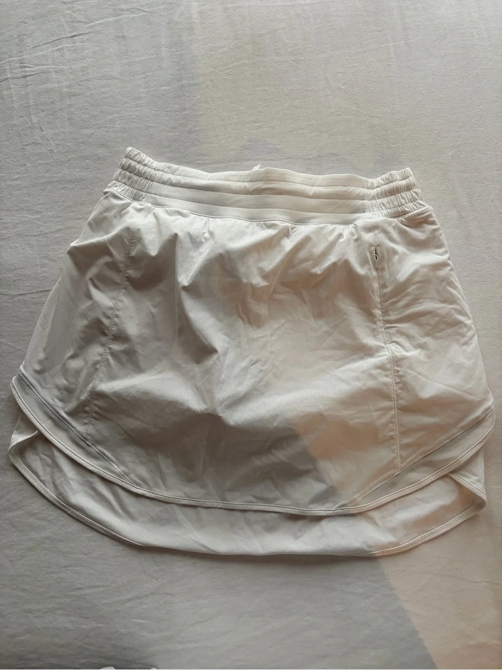 lululemon athletica White Athletic Skort with Elastic Waist